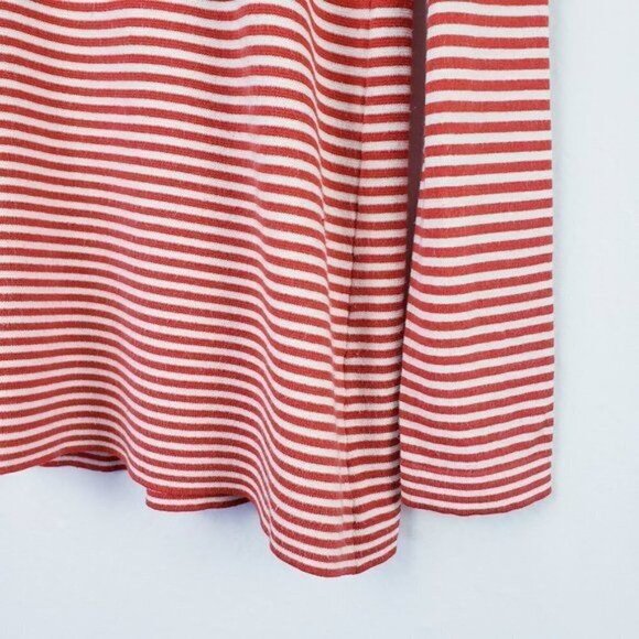 MaxMara Weekend Red Stripe Long Sleeve Knit Top M - Picture 4 of 10
